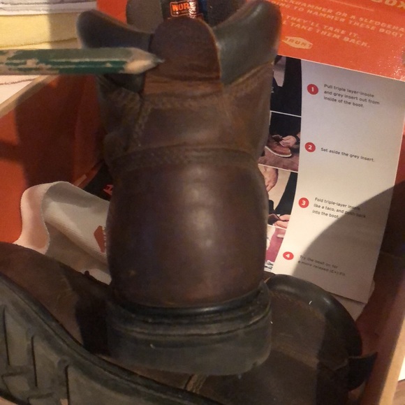 Red Wing Worx Steel Toe Work Boots - Picture 6 of 16